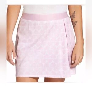 Lady Hagen Pink Seashells 16” Side Pleat Golf Skort Size XL